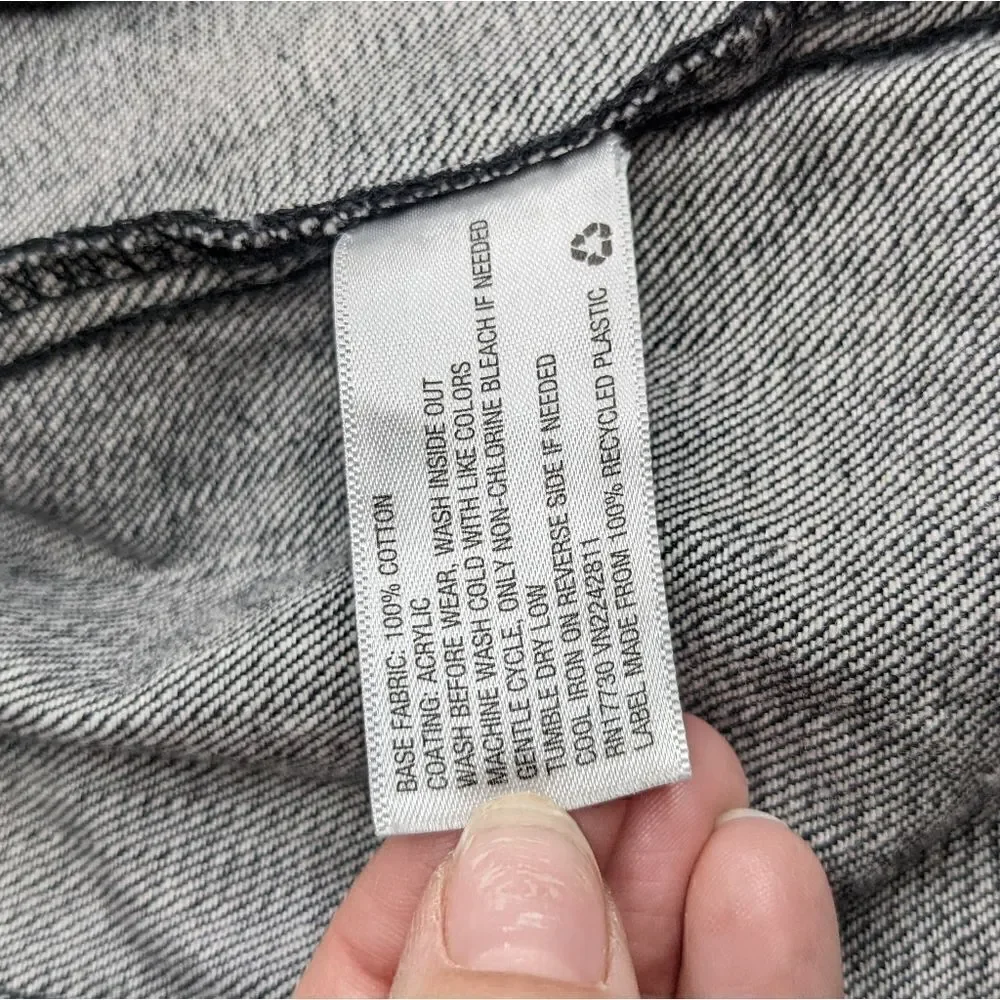 Art Class Black Zip Moto Jacket size XS